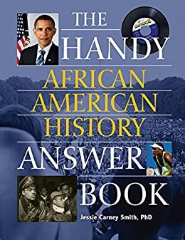 Book cover: The handy African American history answer book